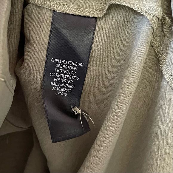 Adrianna Papell Green Utility Jacket Cropped Lightweight, Size M - Picture 11 of 11